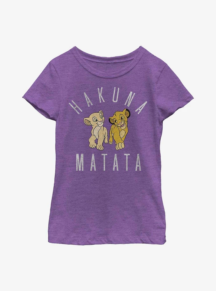 Disney The Lion King Hakuna Matata Walk Youth Girls T-Shirt