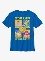 Disney Pixar Monsters University  Oozma Kappa Character Grid Youth T-Shirt