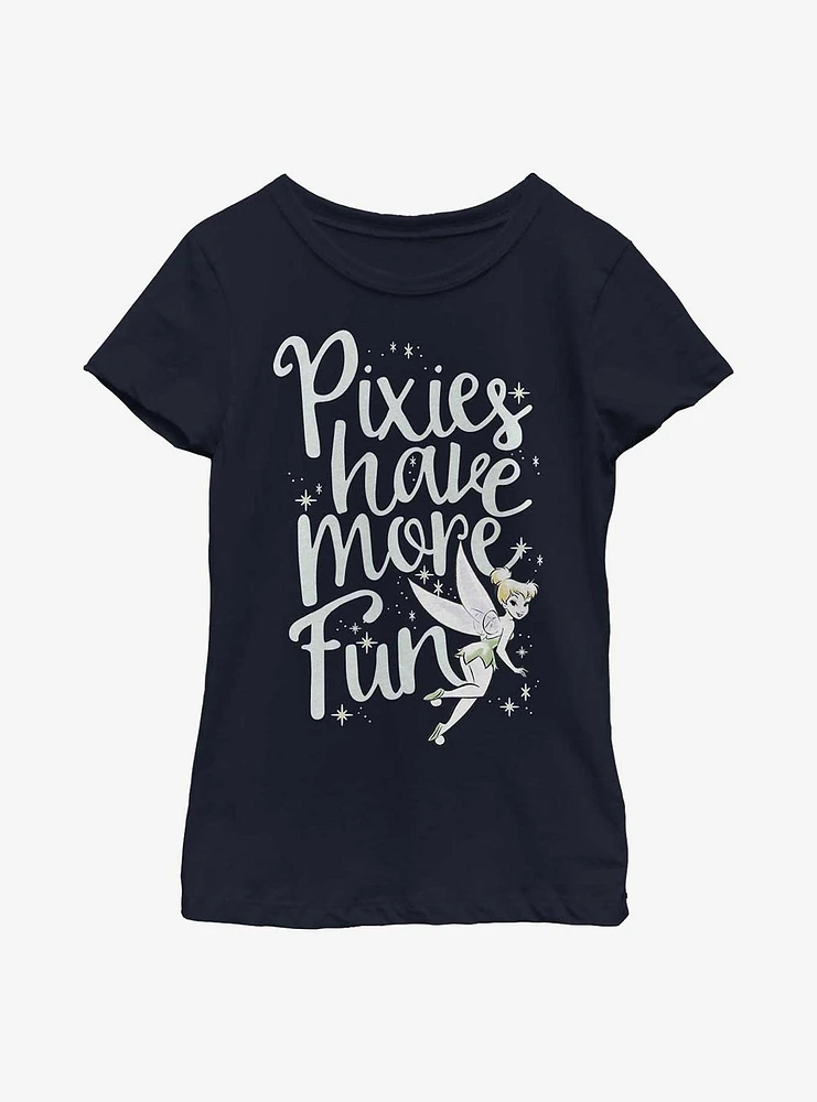 Disney Tinker Bell Pixies Have More Fun Youth Girls T-Shirt