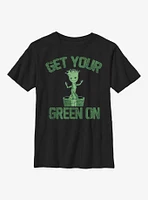 Marvel Guardians Of The Galaxy Get Your Green On Youth T-Shirt