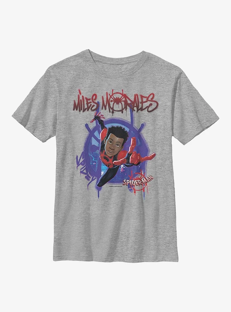 Marvel Spiderman Painted Miles Youth T-Shirt