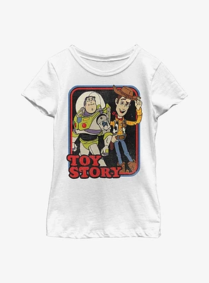 Disney Pixar Toy Story Storybook Friends Buzz and Woody Youth Girls T-Shirt