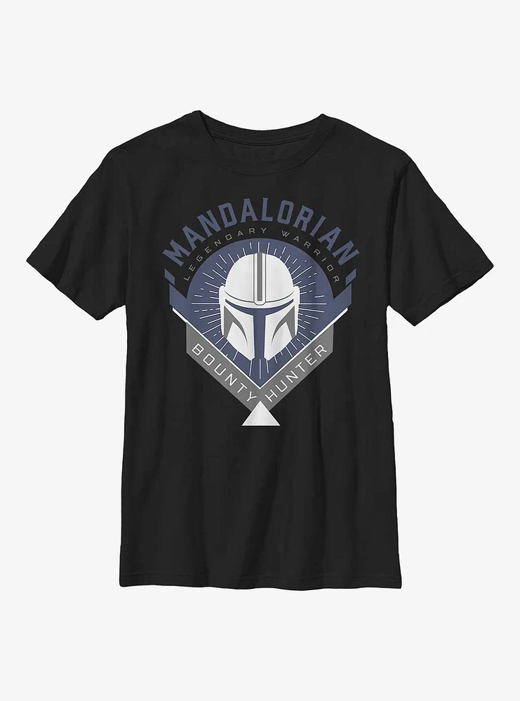 Star Wars The Mandalorian Crest Youth T-Shirt