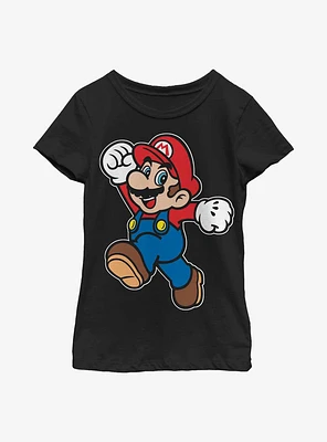 Nintendo Super Mario Runninng Youth Girls T-Shirt