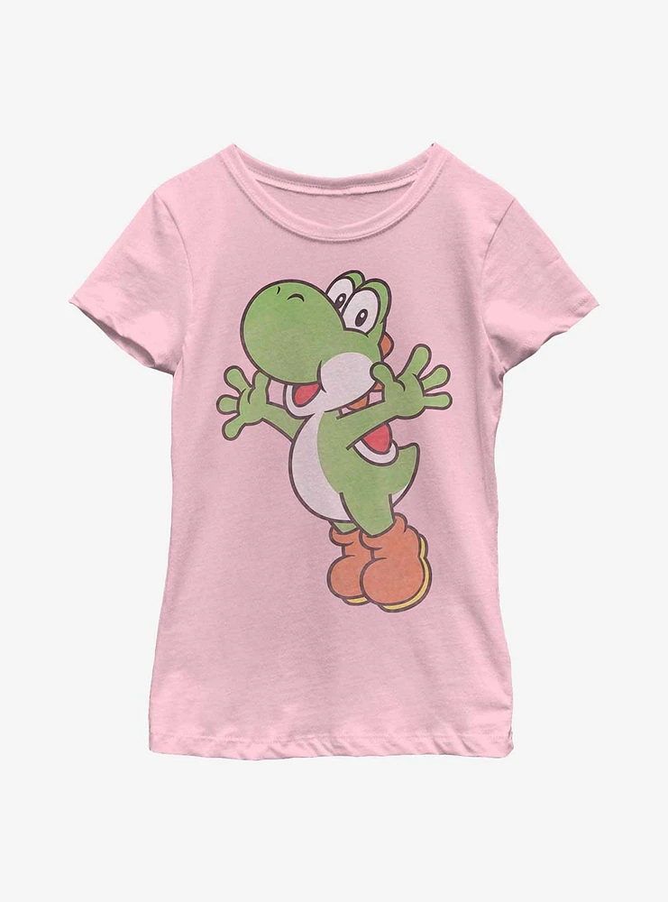 Nintendo Super Mario Yoshi Jump Youth Girls T-Shirt