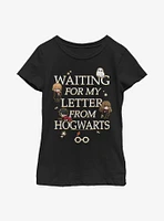 Harry Potter Waiting For My Letter From Hogwarts Youth Girls T-Shirt