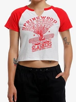 A Nightmare On Elm Street Springwood High School Girls Baby Raglan T-Shirt