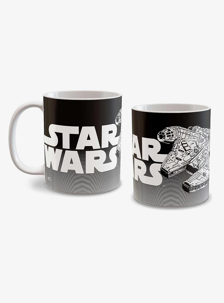 Star Wars Millennium Falcon Logo Mug