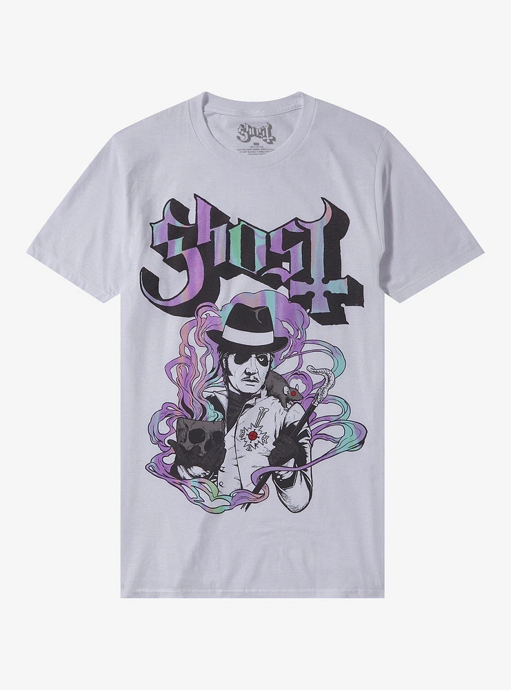 Ghost Smoke Trails Boyfriend Fit Girls T-Shirt