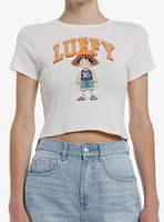 One Piece Young Luffy Varsity Girls Baby T-Shirt