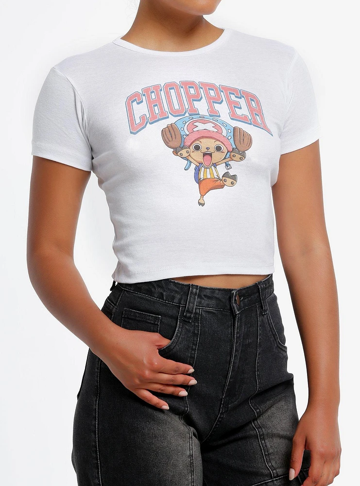 One Piece Chopper Varsity Girls Baby T-Shirt