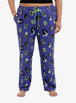 Universal Monsters Faces Pajama Pants Plus