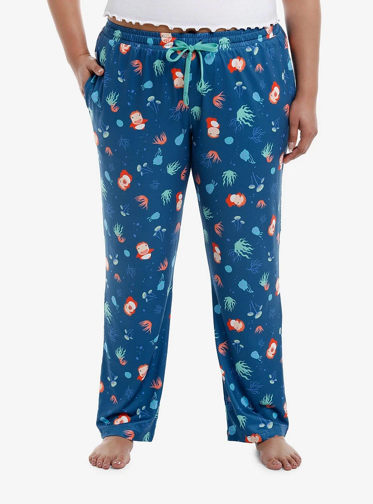 Studio Ghibli® Ponyo Underwater Girls Pajama Pants Plus