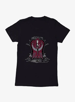 The Addams Family 2 Morticia Red Womens T-Shirt