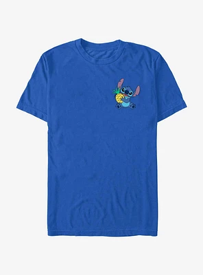 Disney Lilo & Stitch Pineapple Hug Pocket T-Shirt
