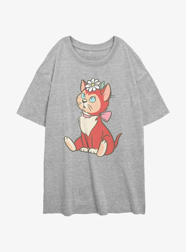 Disney Alice Wonderland Dinah Pose Girls Oversized T-Shirt