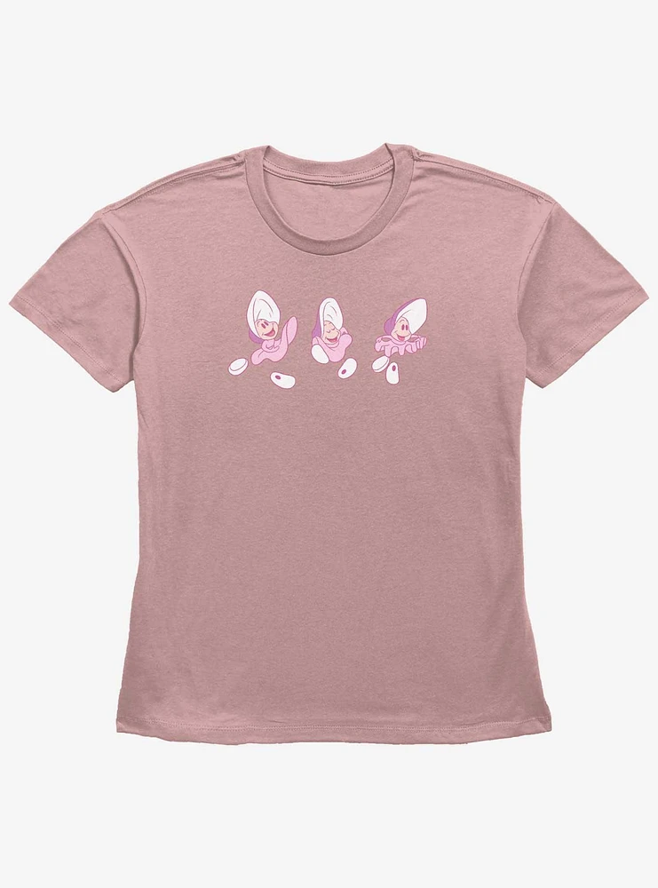 Disney Alice Wonderland Dancing Oysters Girls Straight Fit T-Shirt