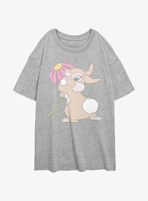 Disney Bambi Flirty Miss Bunny Girls Oversized T-Shirt