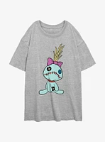 Disney Lilo & Stitch Scrump Pose Girls Oversized T-Shirt