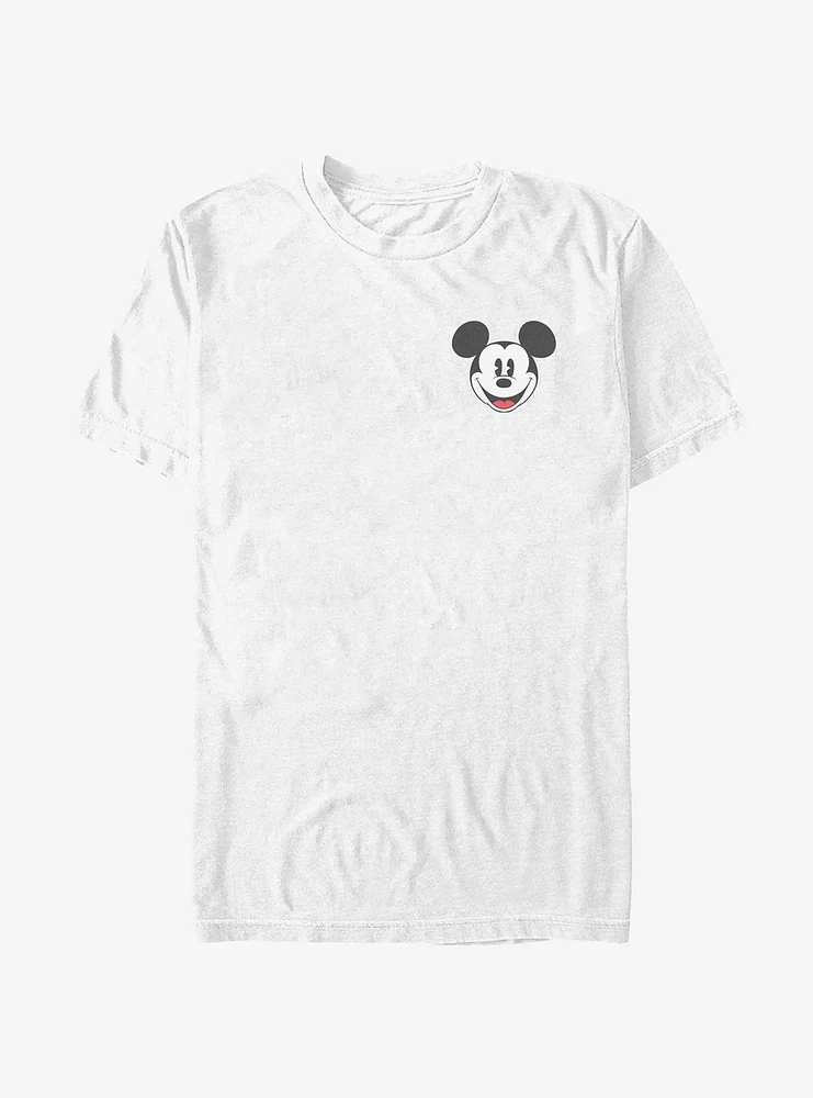 Disney Mickey Mouse Retro Face Pocket T-Shirt