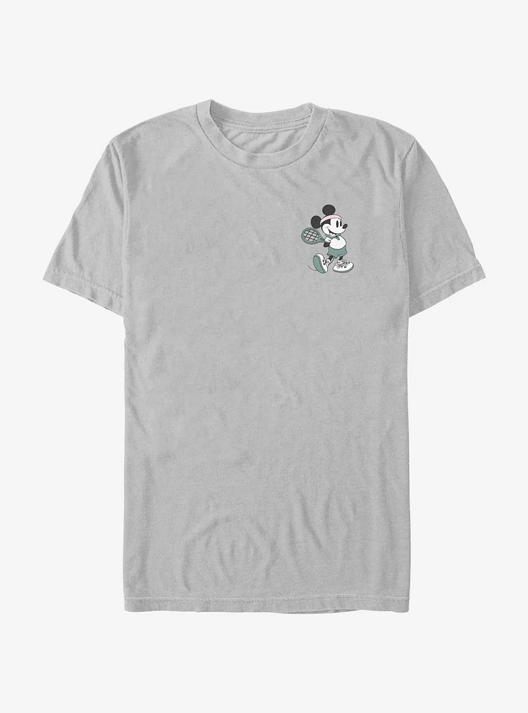 Disney Mickey Mouse Vintage Tennis Pocket T-Shirt