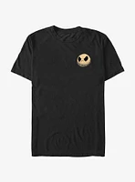 Disney The Nightmare Before Christmas Comic Jack Face Pocket T-Shirt