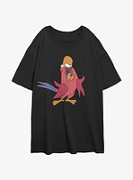 Disney Villains Lago Girls Oversized T-Shirt