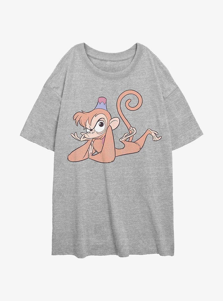 Disney Aladdin Abu Pose Girls Oversized T-Shirt