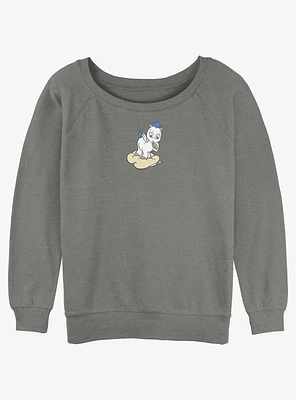 Disney Hercules Little Pegasus Guy Girls Slouchy Sweatshirt