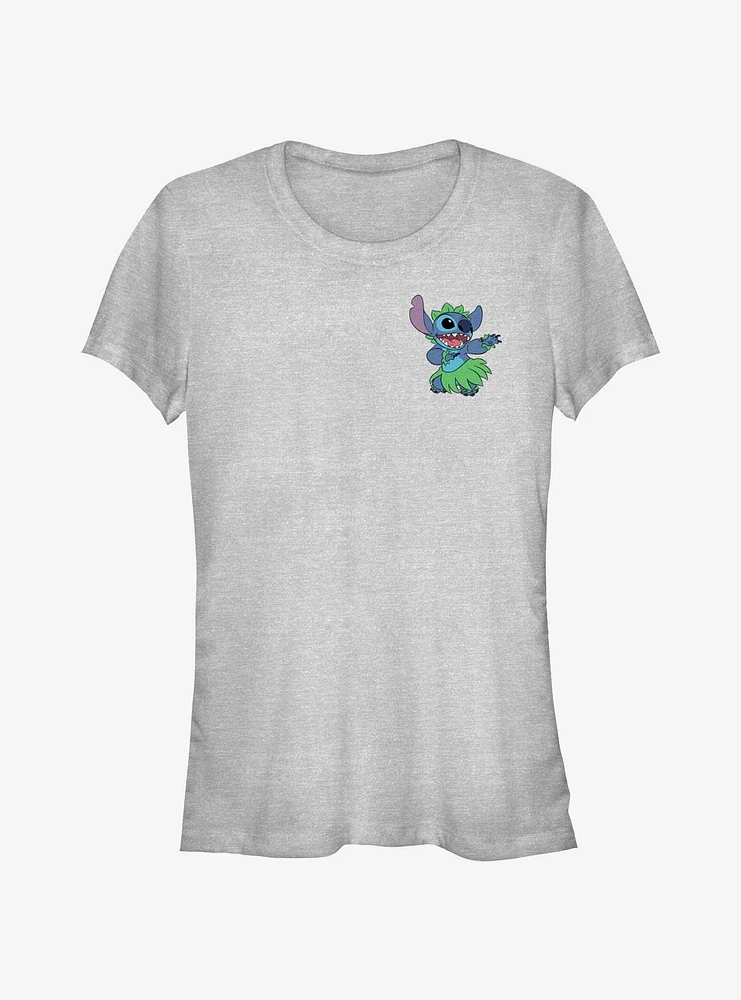 Disney Lilo & Stitch Big Hula Pocket Girls T-Shirt