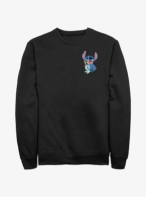 Disney Lilo & Stitch With Scrump Pocket Sweatshirt