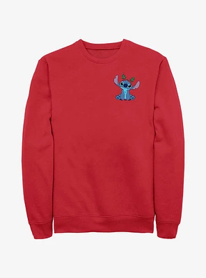 Disney Lilo & Stitch With Tree Ears Pocket Sweatshirt