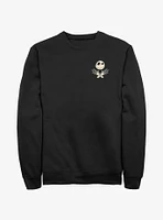 Disney The Nightmare Before Christmas Jack Arm Cross Pocket Sweatshirt