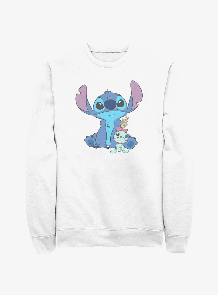 Disney Lilo & Stitch And Scrump Sit Sweatshirt