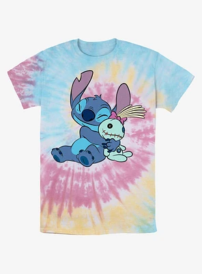 Disney Lilo & Stitch Hugging Scrump Tie-Dye T-Shirt