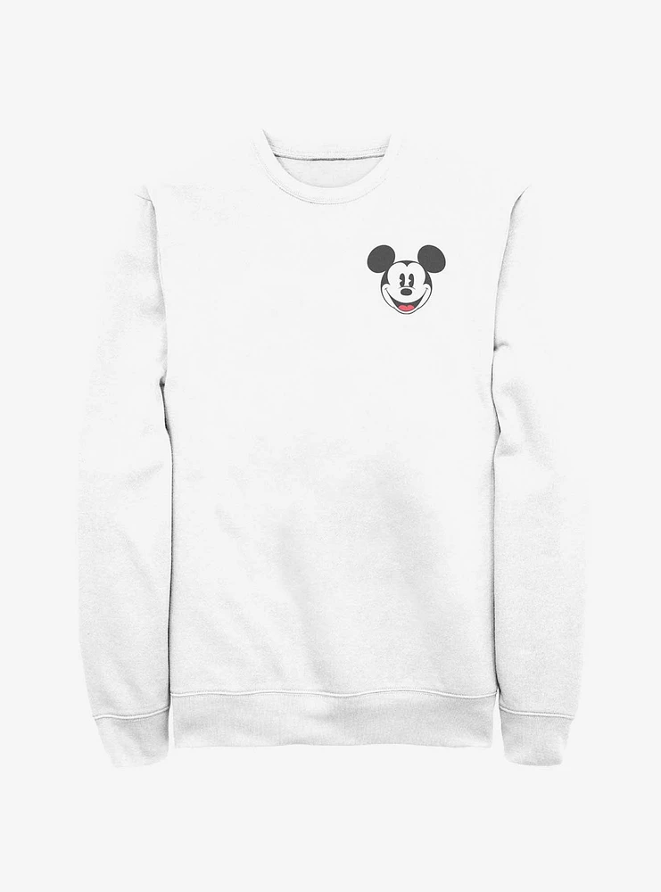 Disney Mickey Mouse Retro Face Pocket Sweatshirt