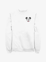 Disney Mickey Mouse Retro Face Pocket Sweatshirt