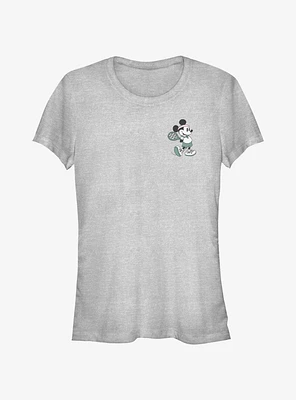 Disney Mickey Mouse Vintage Tennis Pocket Girls T-Shirt