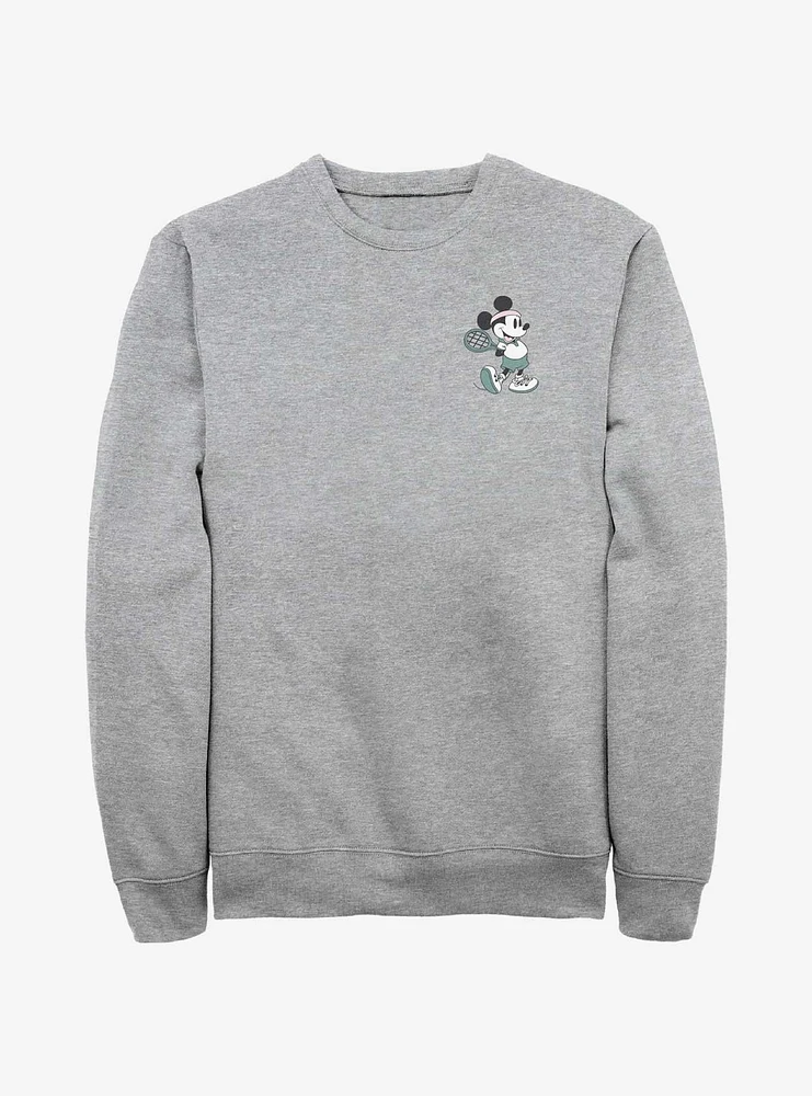 Disney Mickey Mouse Vintage Tennis Pocket Sweatshirt