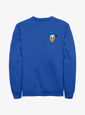 Disney Donald Duck Big Face Pocket Sweatshirt