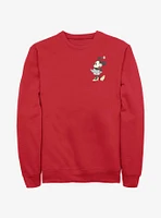 Disney Minnie Mouse Cute Pocket Sweatshirt