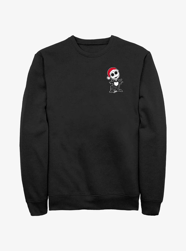 Disney The Nightmare Before Christmas Merry Jack Hat Pocket Sweatshirt