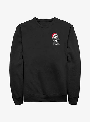 Disney The Nightmare Before Christmas Merry Jack Hat Pocket Sweatshirt