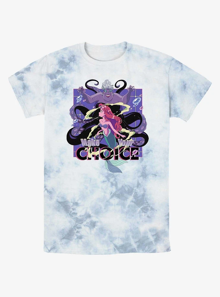 Disney The Little Mermaid Choice Tie-Dye T-Shirt