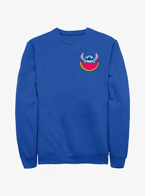 Disney Lilo & Stitch Watermelon Pocket Sweatshirt