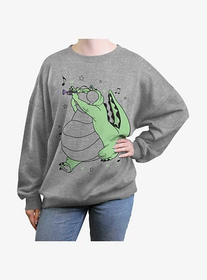 Disney The Princess And Frog Jazzy Louis Girls Oversized Sweatshirt