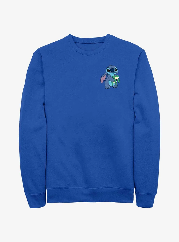 Disney Lilo & Stitch With Froggie Pocket Sweatshirt