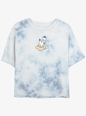 Disney Hercules Little Pegasus Guy Girls Tie-Dye Crop T-Shirt