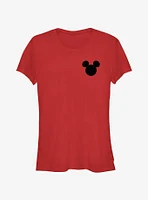 Disney Mickey Mouse Ears Pocket Girls T-Shirt