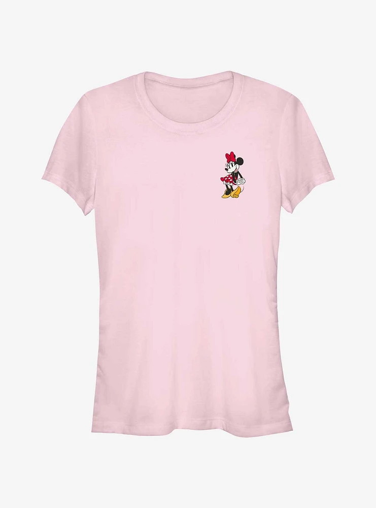 Disney Minnie Mouse Charming Pocket Girls T-Shirt